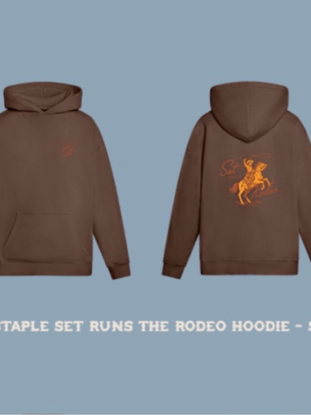 SET Active Limited Edition Rodeo Hoodie and shirt set from ATX carnival